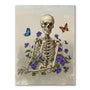 Skeleton with Violet - February Birth Flower | Paint By Numbers Kit