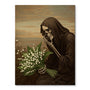 Skeleton with Lily of the Valley - May Birth Flower | Paint By Numbers Kit