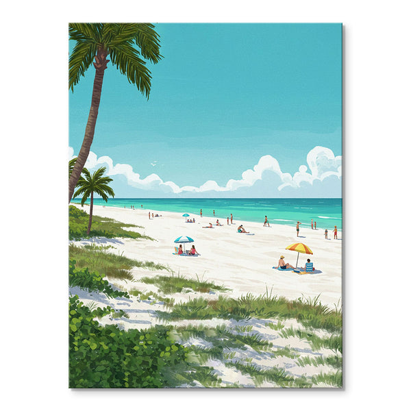 Summer in Siesta Key | Paint By Numbers Kit