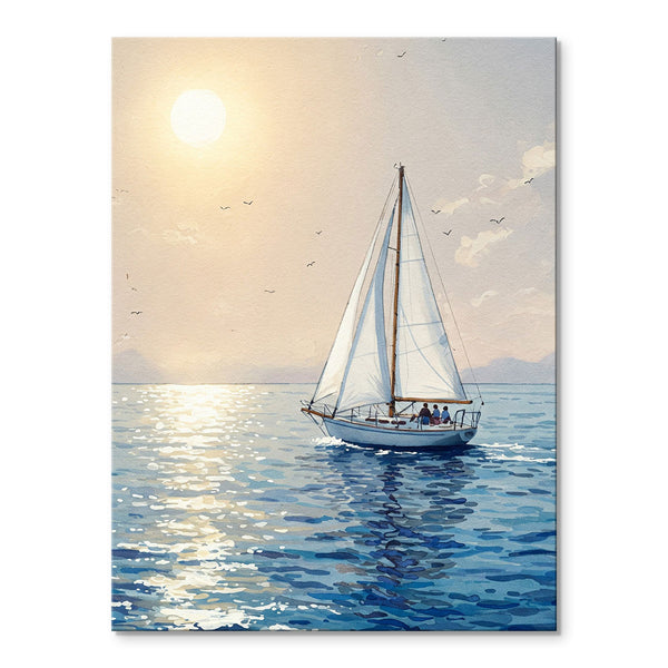 Sailing into the Sunlight | Paint By Numbers Kit