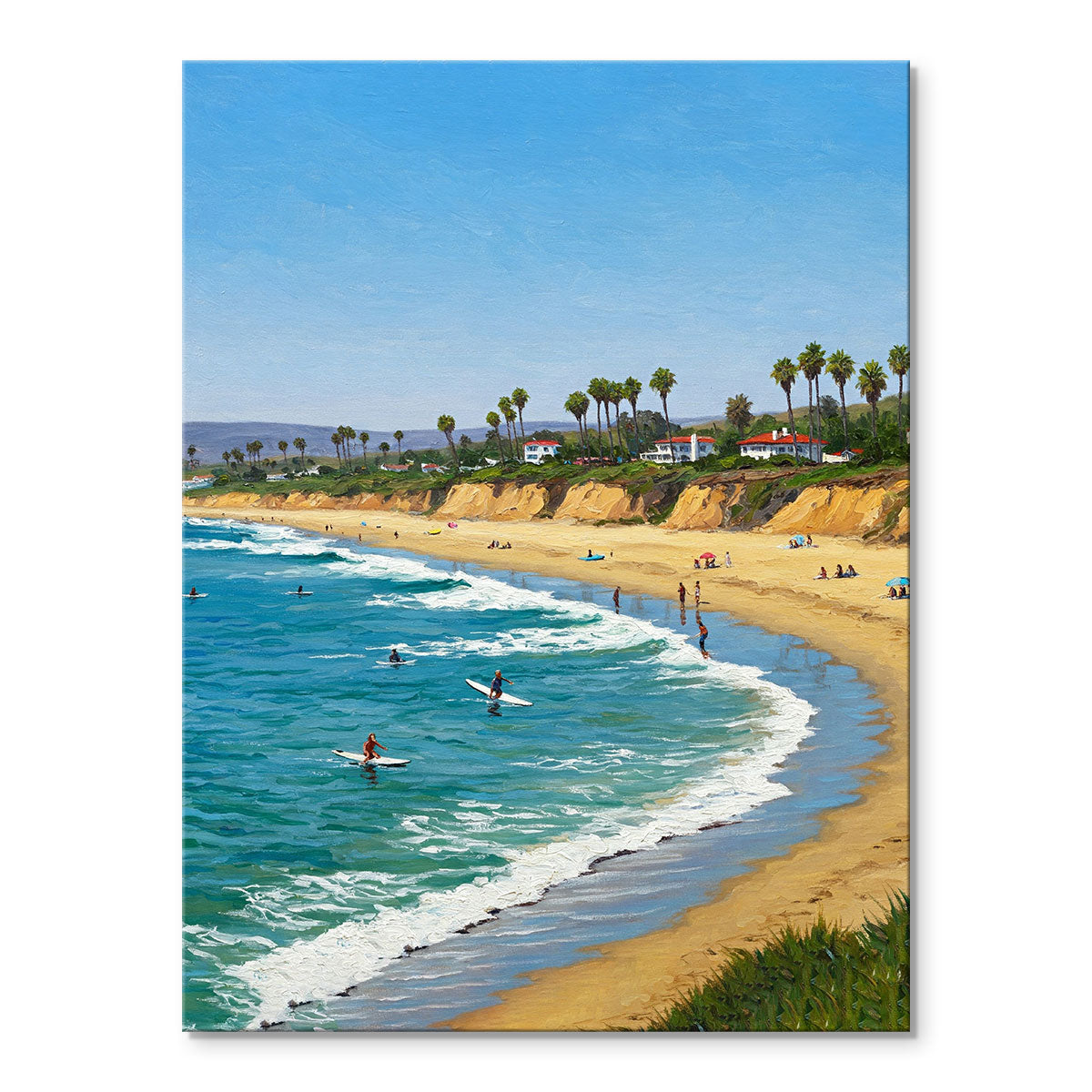 Surfing in Malibu | Paint By Numbers Kit