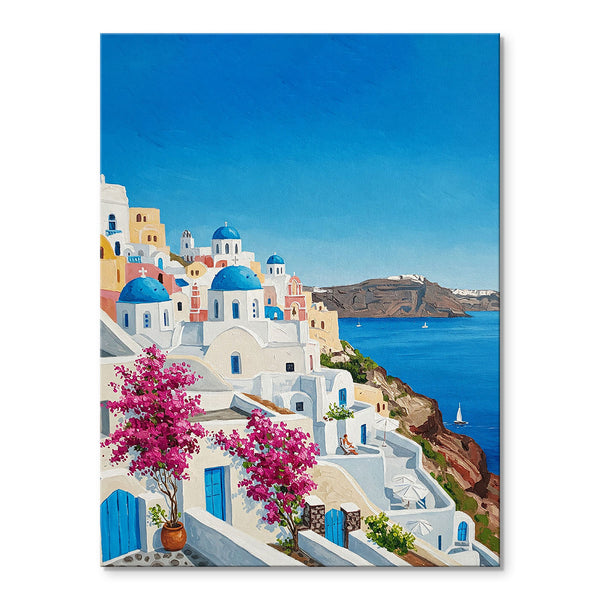 Summer in Santorini | Paint By Numbers Kit