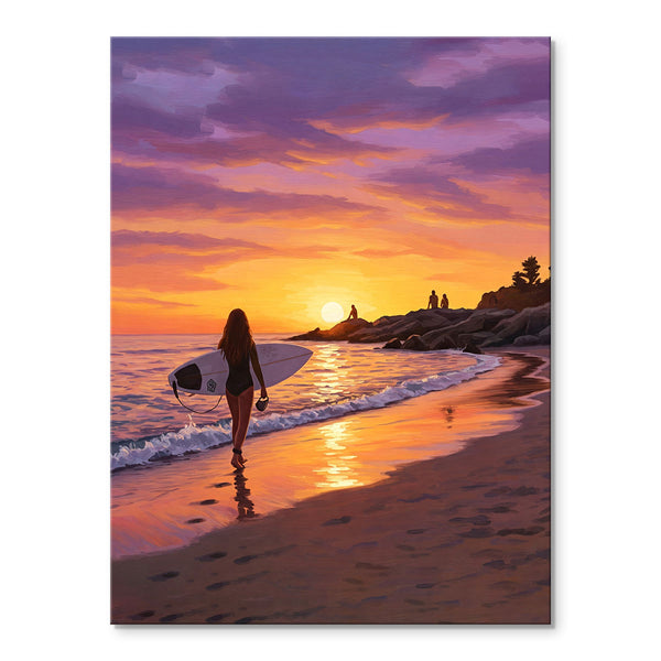 Sunset Surfer | Paint By Numbers Kit