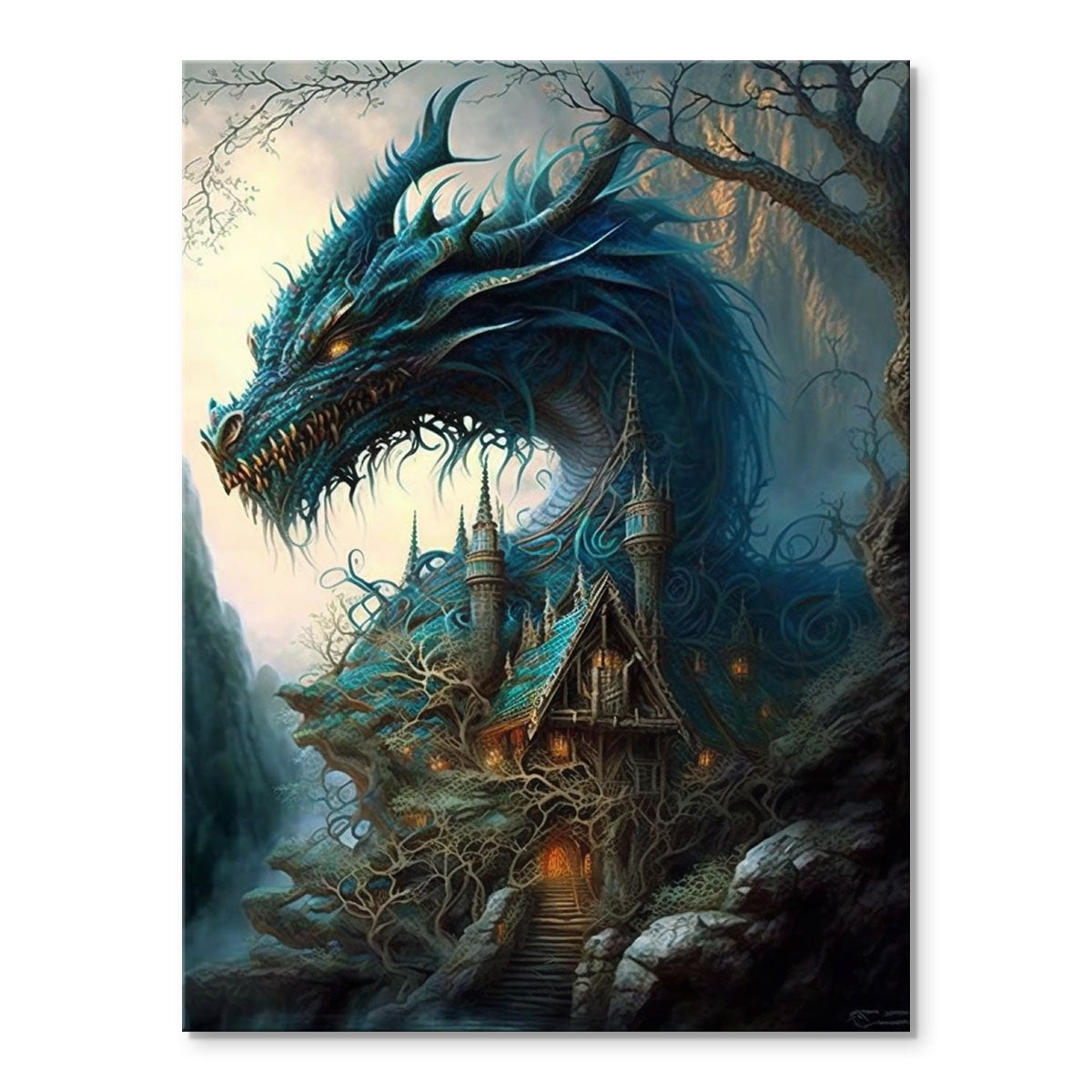 Dragon's Tower | Paint By Numbers Kit