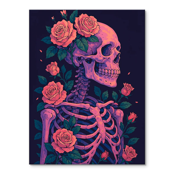 Roseate Skeleton | Paint By Numbers Kit