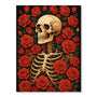 Crimson Skeleton Bouquet | Paint By Numbers Kit
