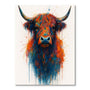 Abstract Watercolor Highland Cow | Paint By Numbers Kit