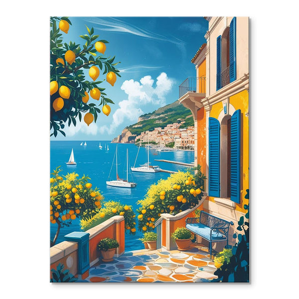 Lemon Coast|  Paint By Numbers Kit
