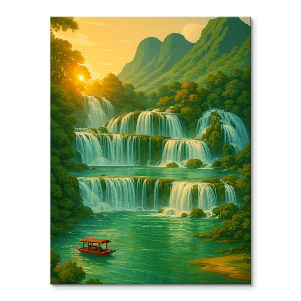 Ban Gioc Waterful|  Paint By Numbers Kit