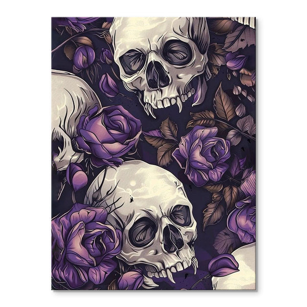 Violet Skulls | Paint-by-number Kit
