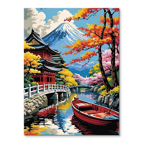 Chureito Pagoda| Paint-by-number Kit