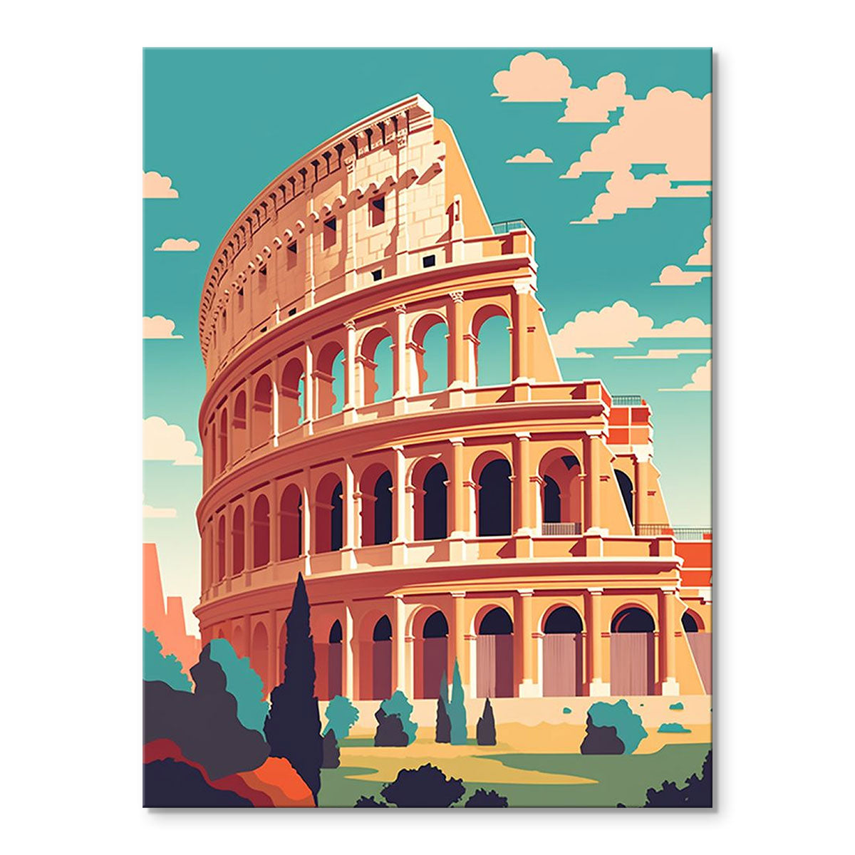 Colosseum, Rome | Paint-by-number Kit