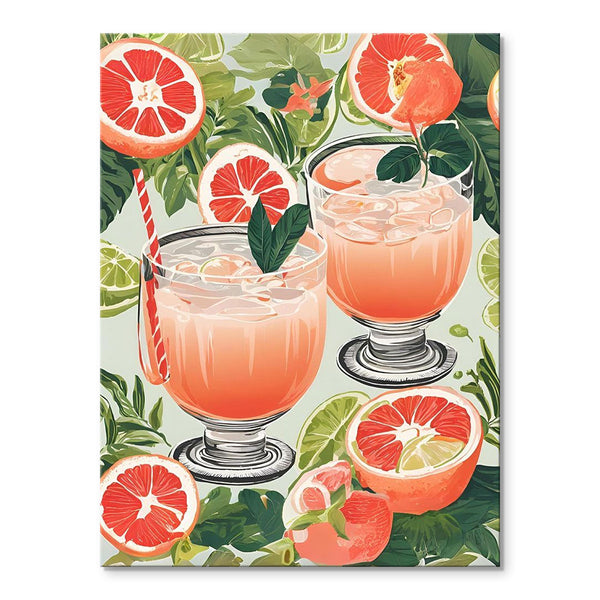 Grapefruit Summer | Paint-by-number Kit
