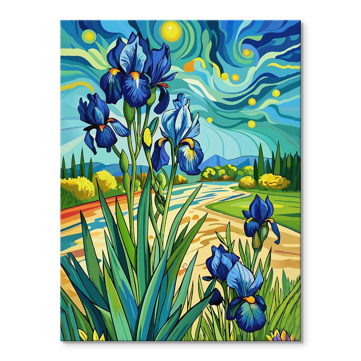 Iris | Paint-by-number Kit