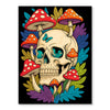 Mushrooms in Skull