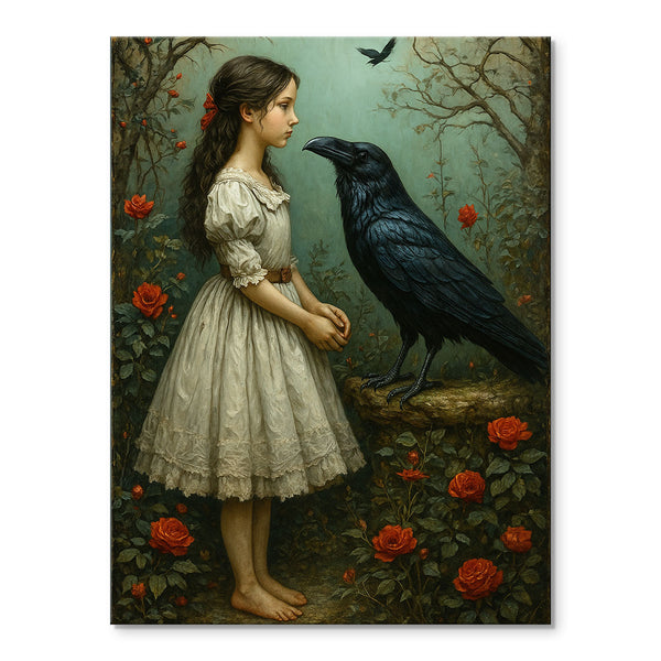 Girl and the Raven