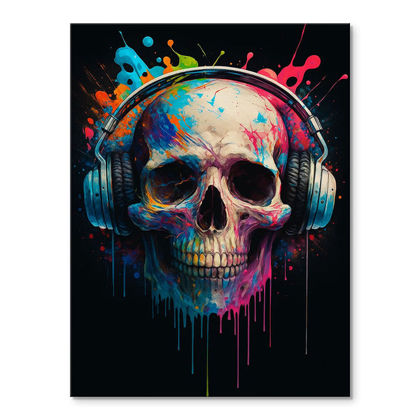 Technicolor Skull