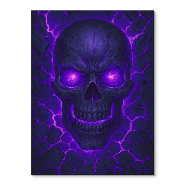 Skull in Violet