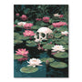 Skull on Water Lilies