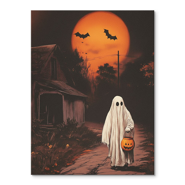 Pumpkin Lantern Ghost