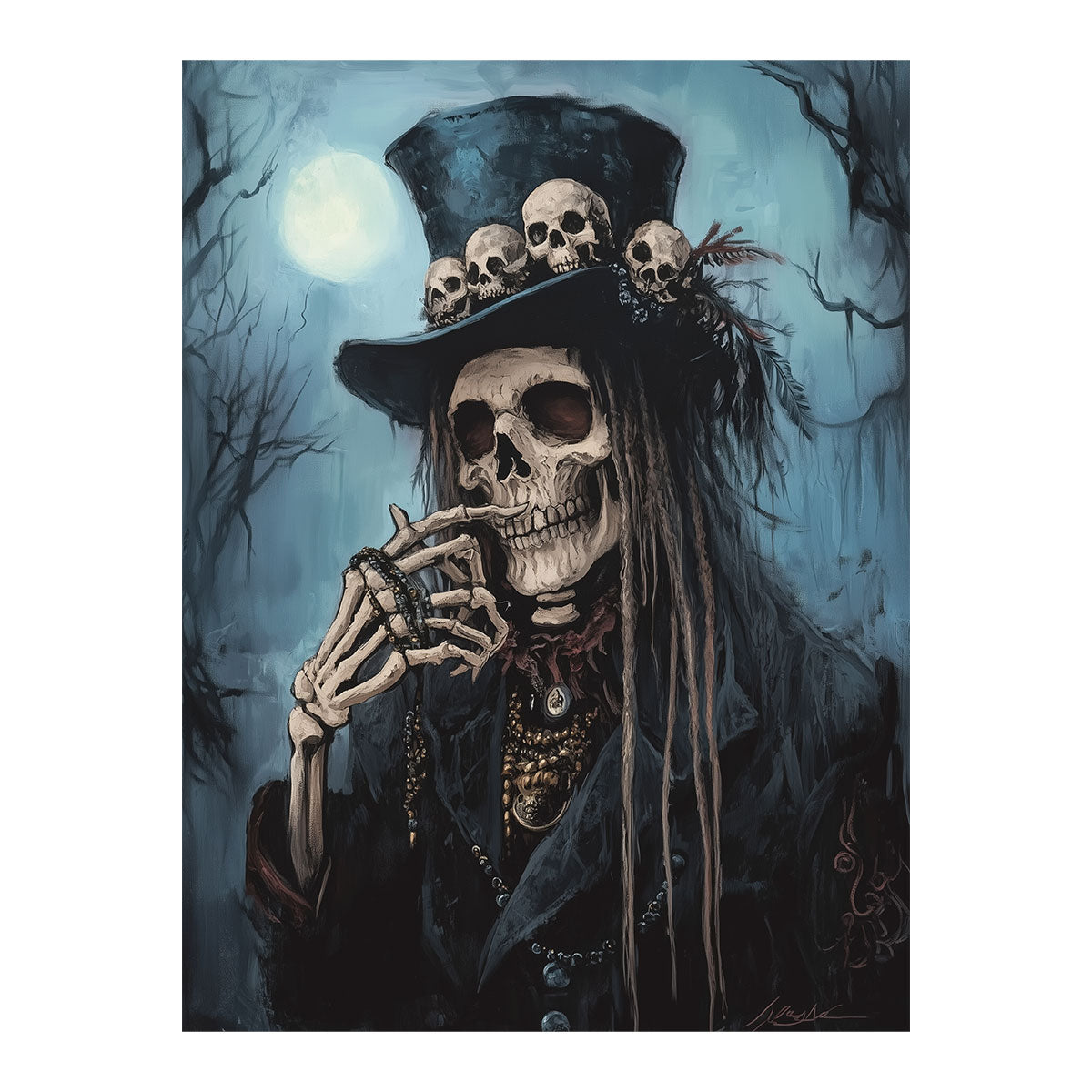 Midnight Skullkeeper | Paint By Numbers Kit