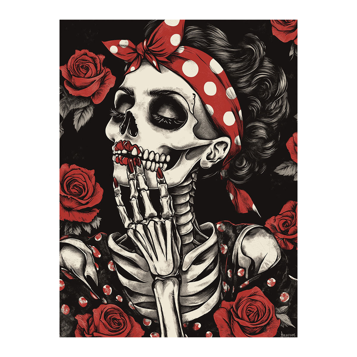 Vintage Skeleton | Paint By Numbers Kit