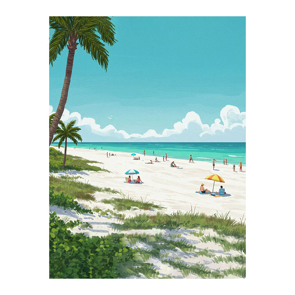Summer in Siesta Key | Paint By Numbers Kit
