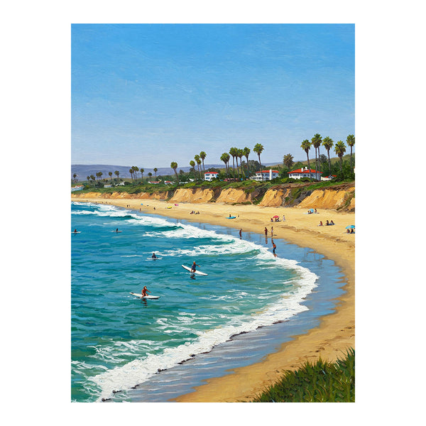 Surfing in Malibu | Paint By Numbers Kit