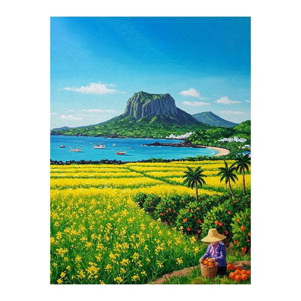 Summer in Jeju | Paint By Numbers Kit