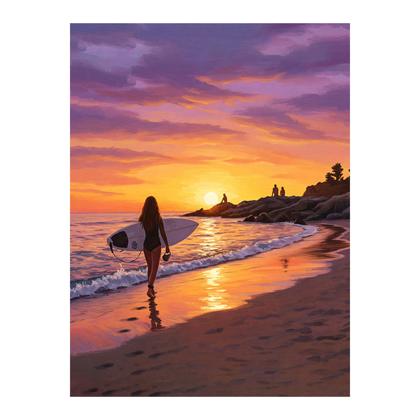 Sunset Surfer | Paint By Numbers Kit