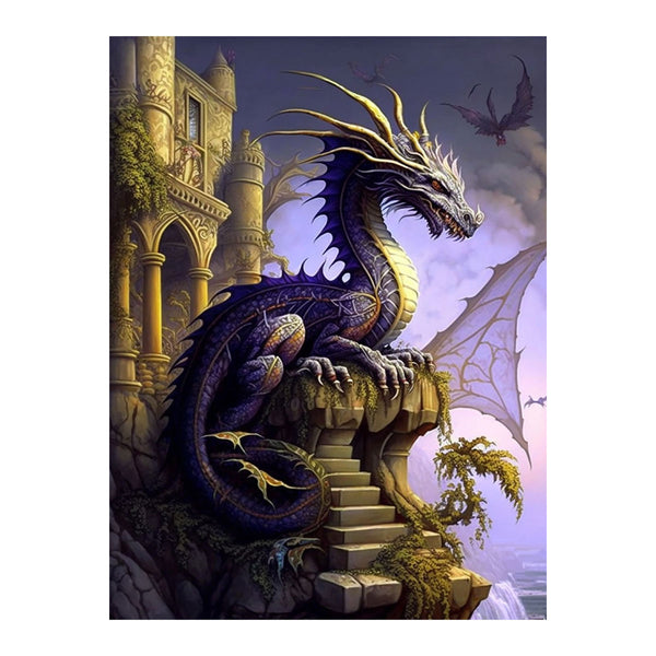 Dragon on the Terrace | Paint By Numbers Kit