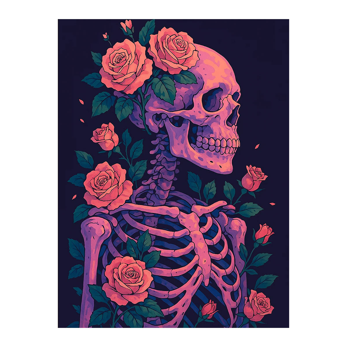 Roseate Skeleton | Paint By Numbers Kit