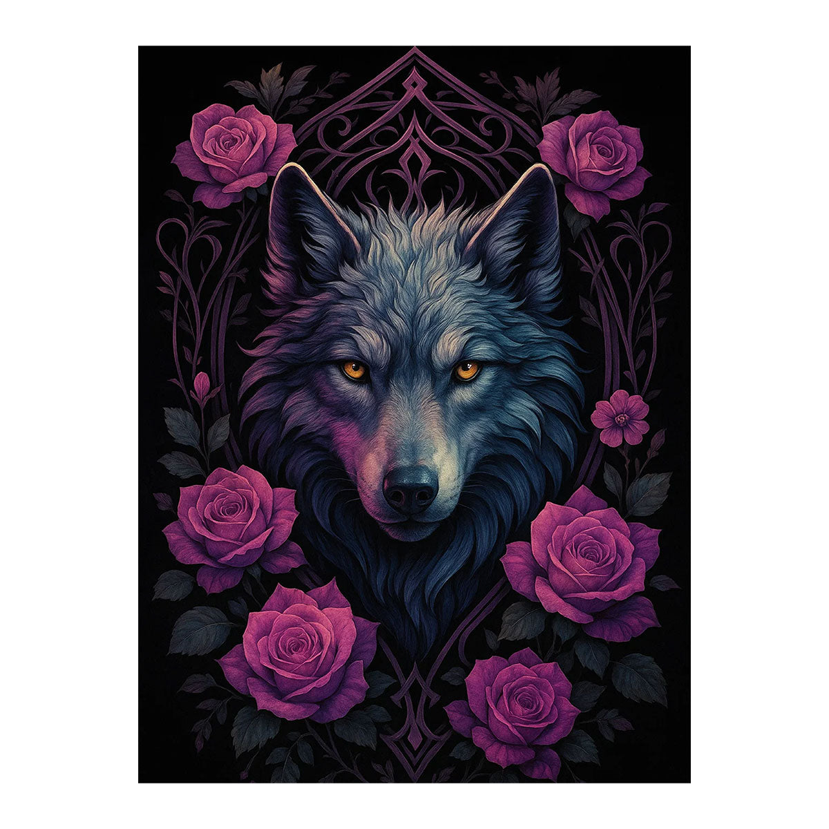 Thorned Wolf | Paint By Numbers Kit