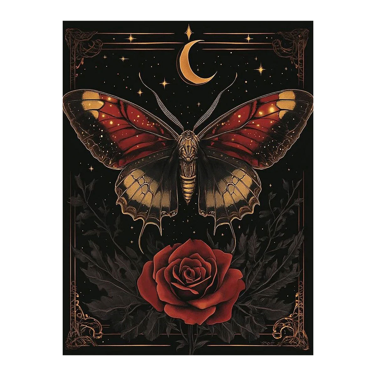 Dark Butterfly | Paint By Numbers Kit