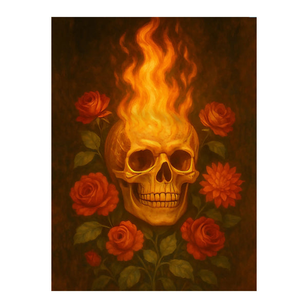 Burning Skull | Paint By Numbers Kit