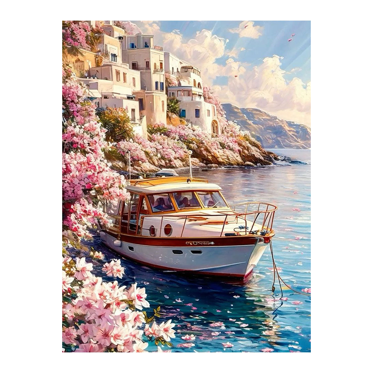 Blossoms of Amalfi|  Paint By Numbers Kit