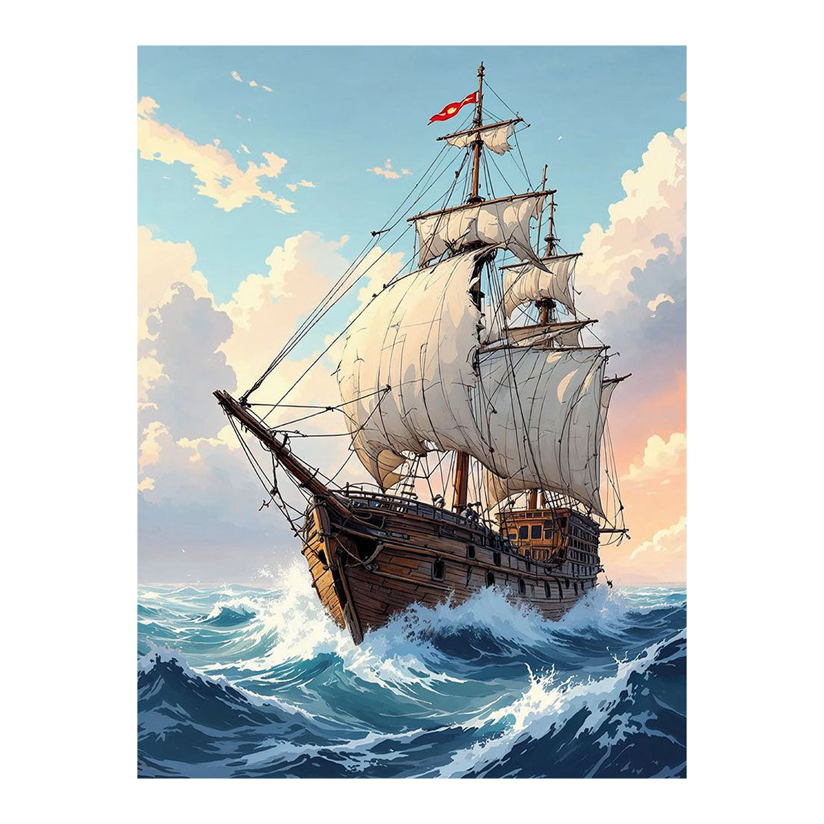 Sailing Strong|  Paint By Numbers Kit