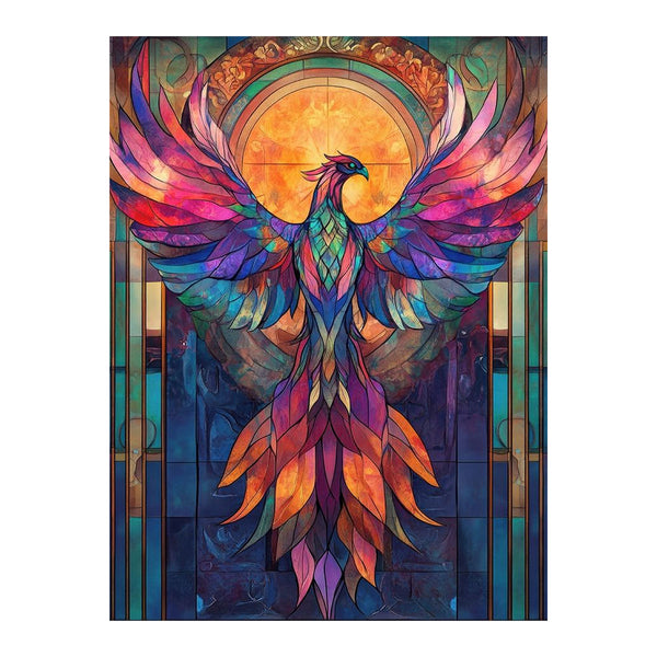 Rainbow Phoenix | Paint-by-number Kit