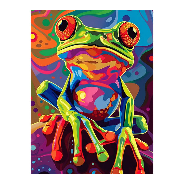 Abstract Frog | Paint-by-number Kit