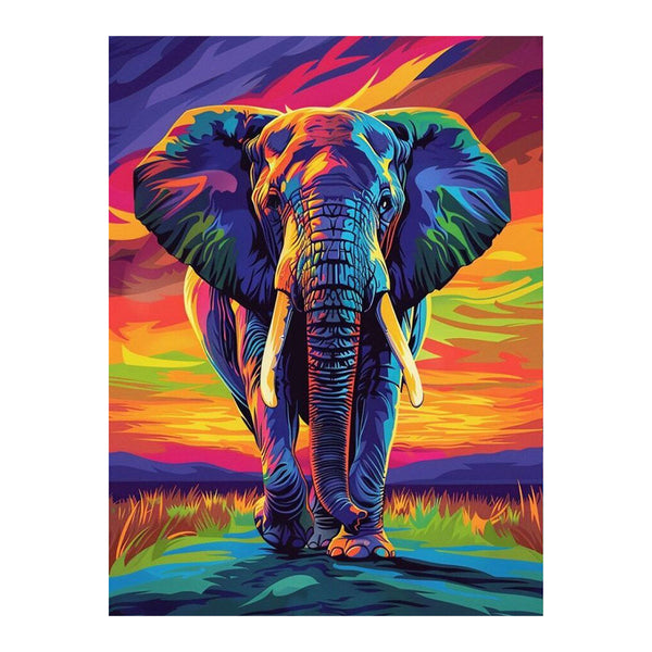 Abstract Elephant | Paint-by-number Kit