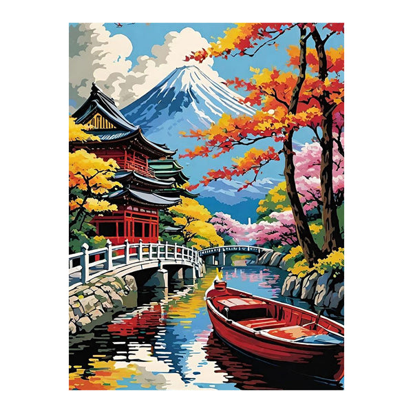 Chureito Pagoda| Paint-by-number Kit