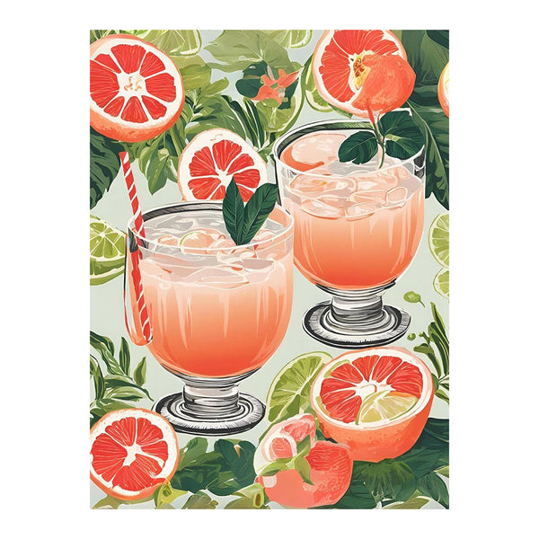 Grapefruit Summer | Paint-by-number Kit