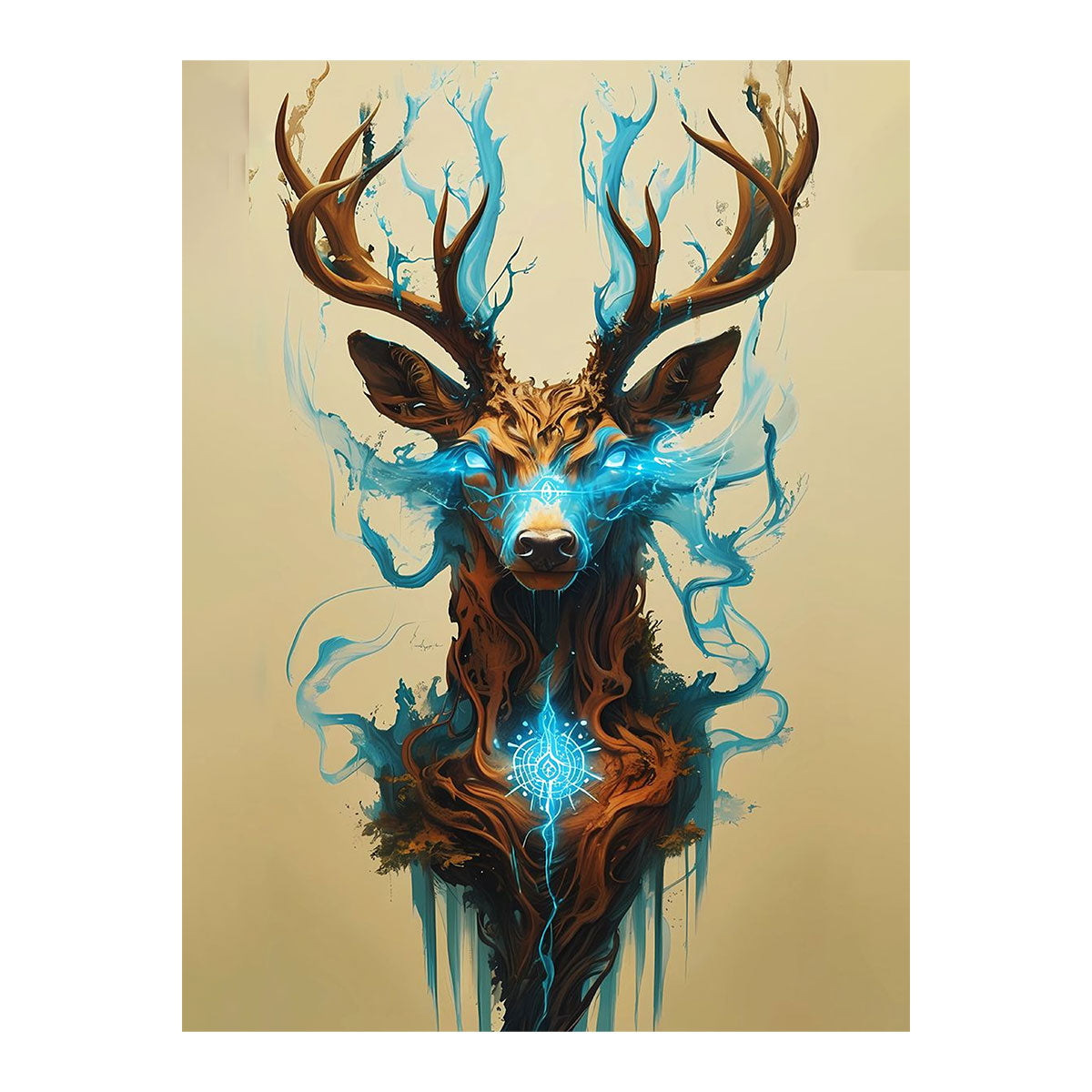Glowing-Eyed Stag