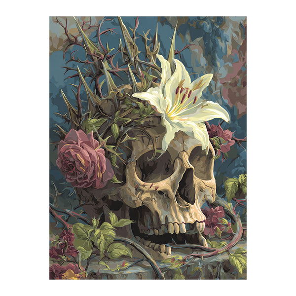 Skull in Lily-crown