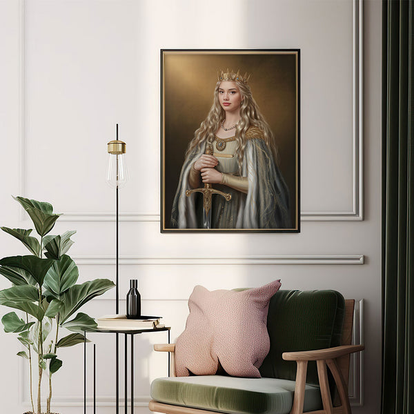 The Sword Queen | Paint By Numbers Kit