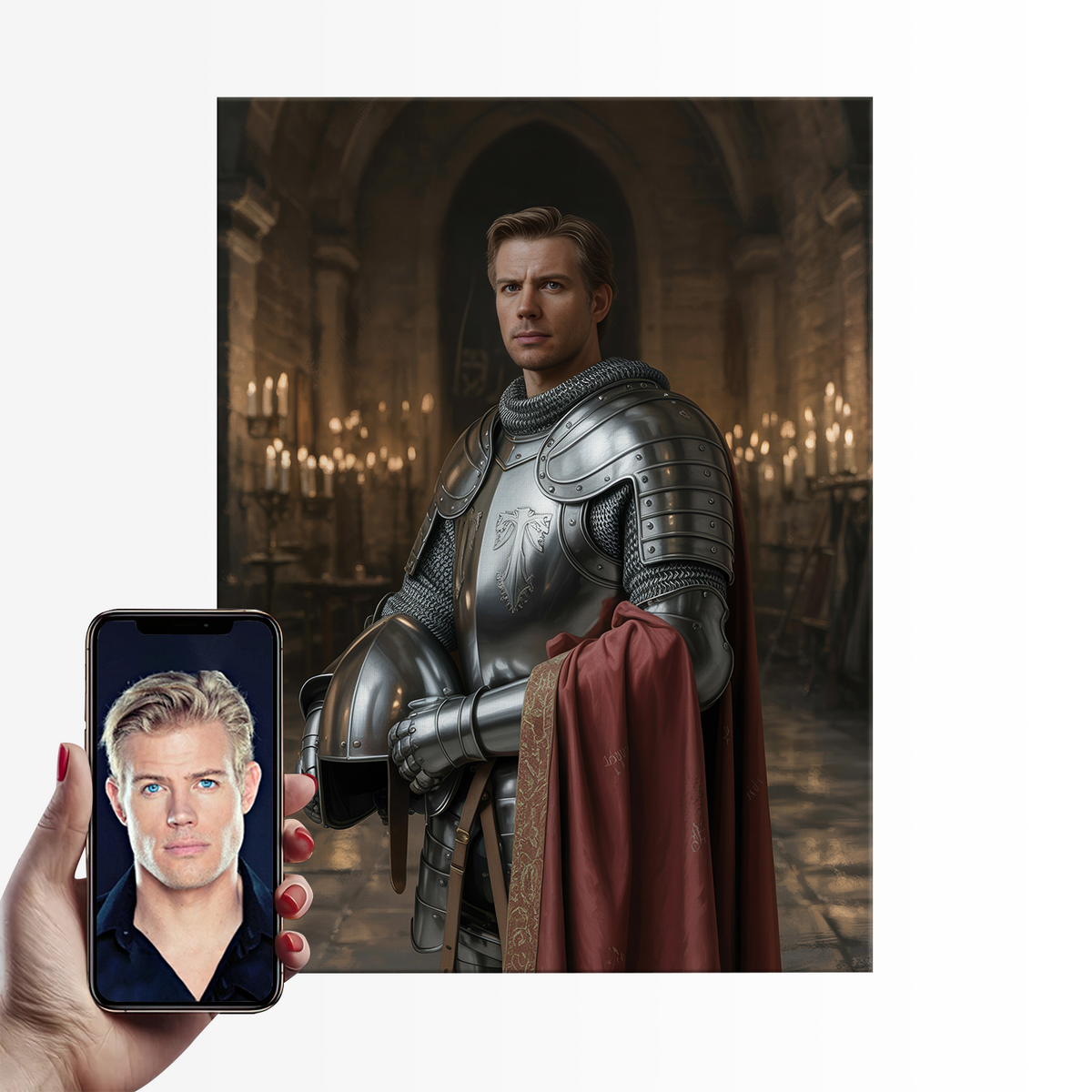 Knight in Armor |  Paint By Numbers Kit