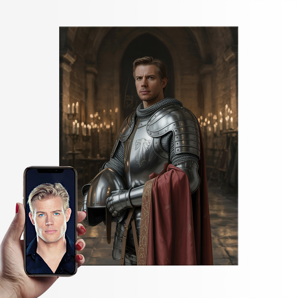 Knight in Armor |  Paint By Numbers Kit