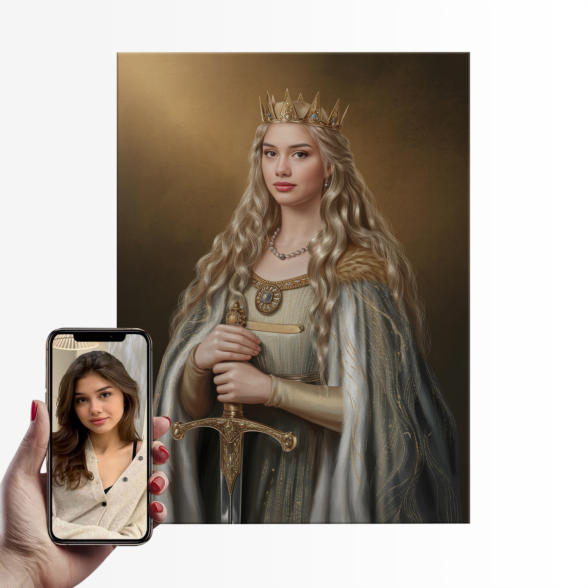 The Sword Queen | Paint By Numbers Kit
