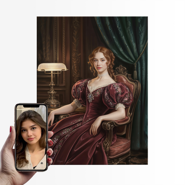The Ruby Queen | Paint By Numbers Kit