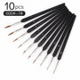 Professional 10 Pcs Brush Set